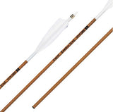 Victory Bamboo Trad Feather Fletched Arrows - Carbon