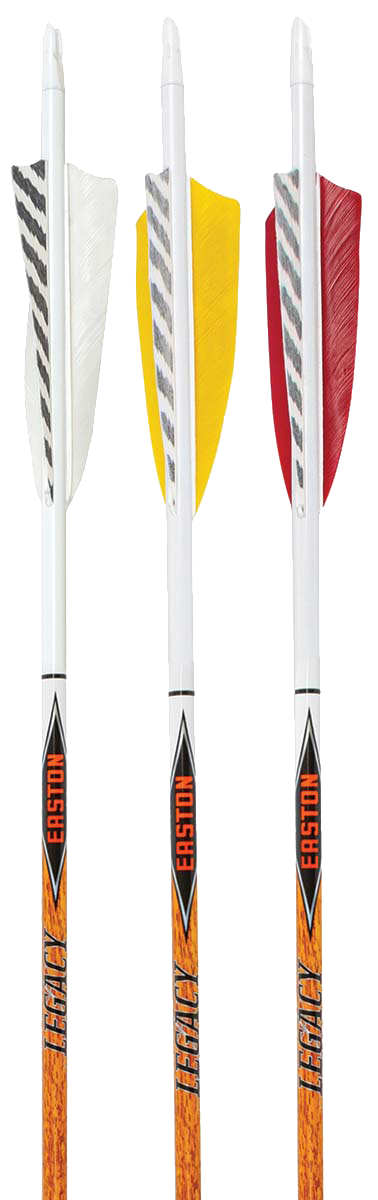 EASTON CARBON 8023 6本組 98㎝ おまけあり Easton 6.5mm Carbon Legacy Feather Arrows - Archery Source