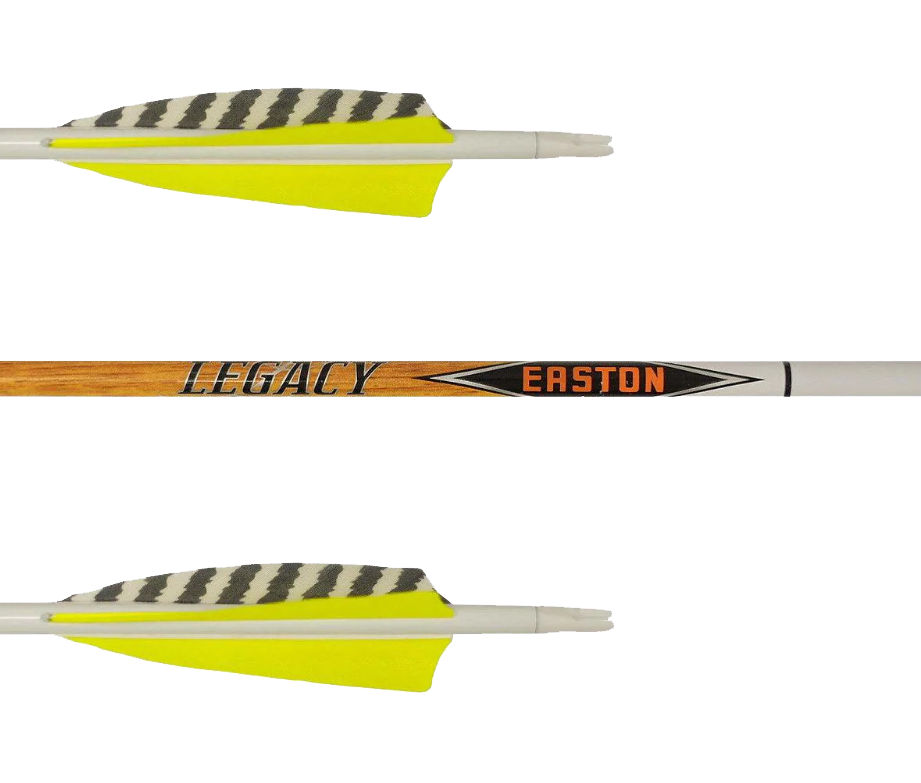 EASTON CARBON 8023 6本組 98㎝ おまけあり Easton 6.5mm Carbon Legacy Feather Arrows - Archery Source