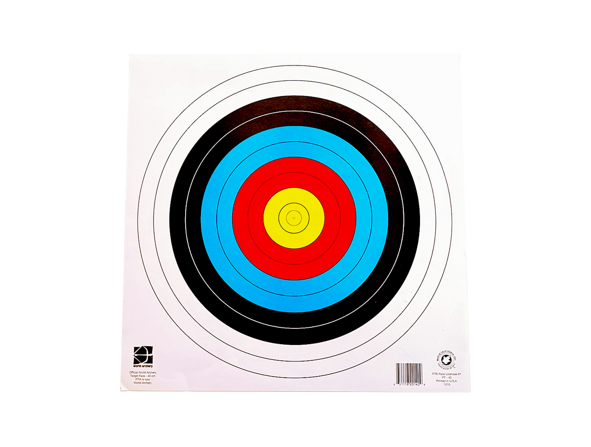 FITA Target 40 cm 10ring Face (18m Indoor) Archery Source