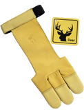 Deer Skin 3-Finger Glove