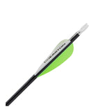 Easton Jazz Black Aluminum Fletched Arrow - Side angle - Archery Source Canada
