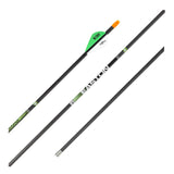 Easton Axis 5mm Fletched Arrows w/Half-Outs - Front view - Archery Source Canada