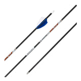 Easton Vector Feather Fletched Arrow - Front view - Archery Source Canada