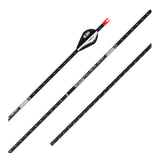 Easton 5mm FMJ Factory Fletched Arrows - Front view - Archery Source Canada