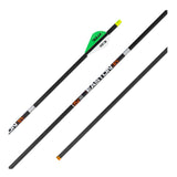 Easton 6.5mm Hunter Classic Fletched Arrows - Front view - Archery Source Canada