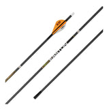 Easton 4mm Axis Long Range Fletched Arrows - Front view - Archery Source Canada