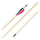 Standard Youth Wood Arrow - Front view - Archery Source Canada