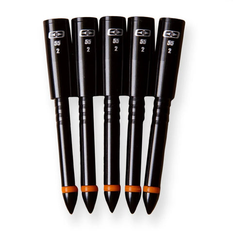 Easton 5mm Match Grade 75gr Steel Halfouts - 6 pk