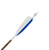 Victory Bamboo Trad Feather Fletched Arrows - Carbon