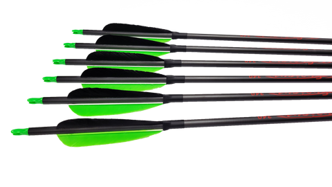 Furious Carbon Feather Arrows 340 Spine