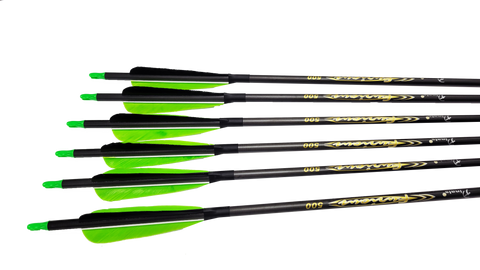 Furious Carbon Feather Arrows 500 Spine