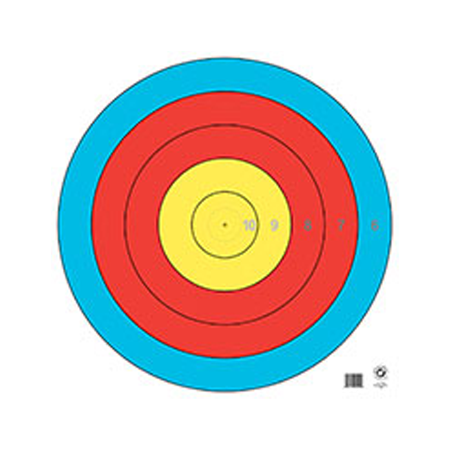FITA Target 80 cm 5-ring Face (50m Compound) - Archery Source ...