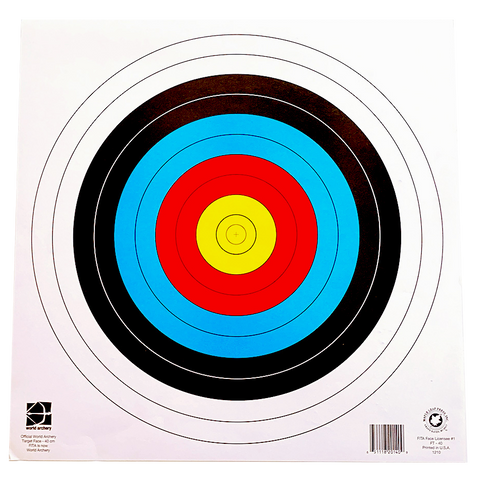 Three Ringed Target FITA Target 122 cm 10-ring Face (X-Large) - Archery Source – Archerysource