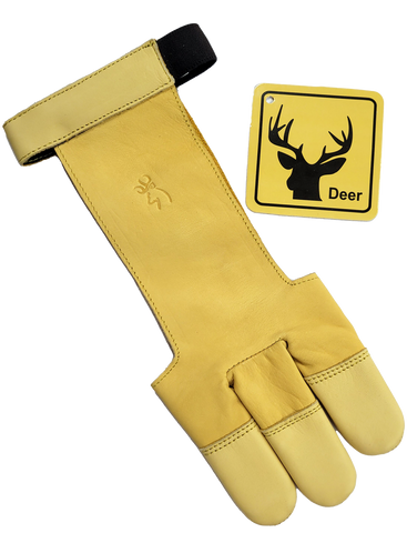 Deer Skin 3-Finger Glove